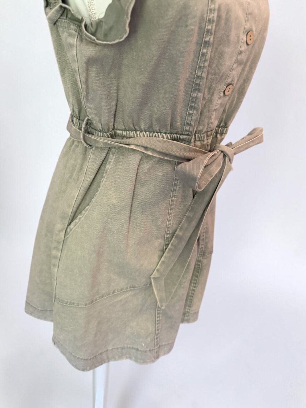 🌿 New In Utility Style Dress | Size Large | 100% Cotton - Picture 6 of 13
